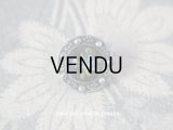 アンティーク エナメル ボタン 薔薇 ハンドペイント マーカサイト 16mm