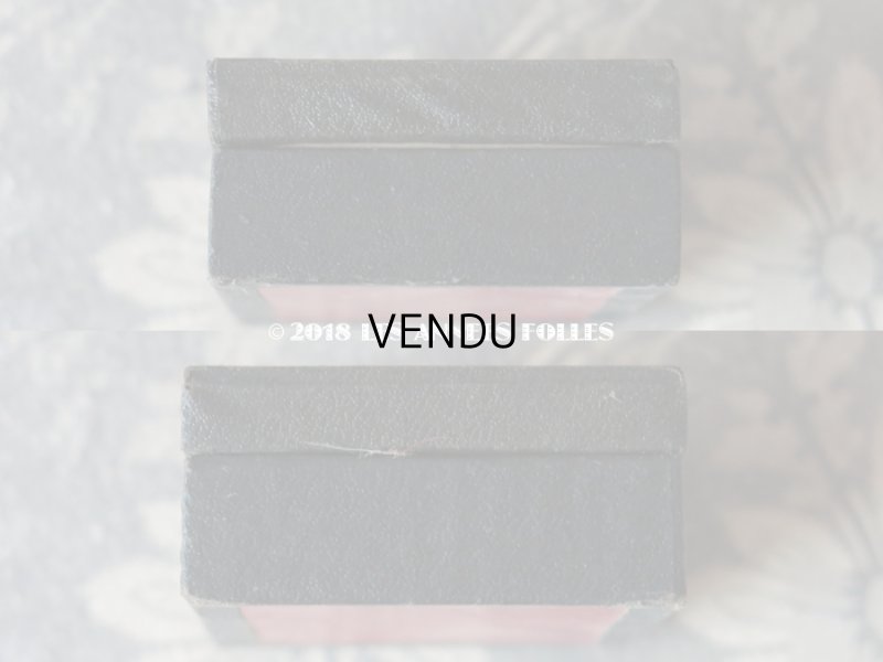 画像5: 19世紀 アンティーク 硝子の蓋の紙箱 ラベル付 ビーズ&ラインストーン