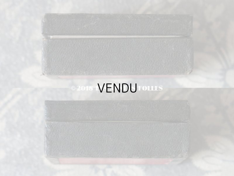 画像4: 19世紀 アンティーク 硝子の蓋の紙箱 ラベル付 ビーズ＆ラインストーン