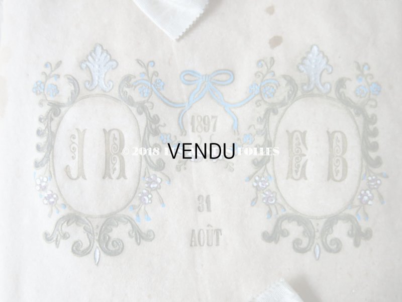 画像6: 1897年 アンティーク ドラジェのお菓子箱 JR & EB