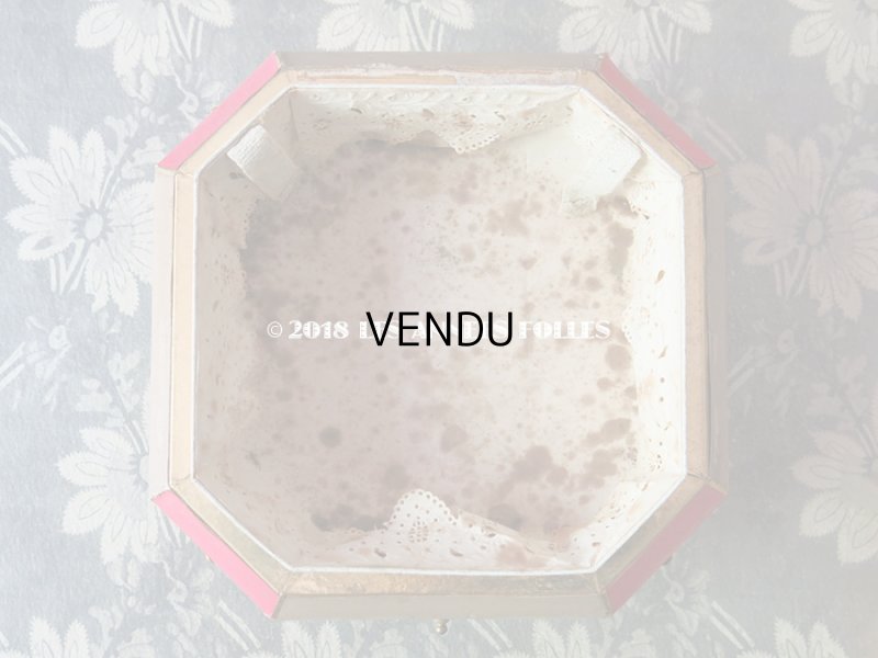 画像14: 19世紀 アンティーク ナポレオン3世時代 お菓子箱  ドラジェ & チョコレート 