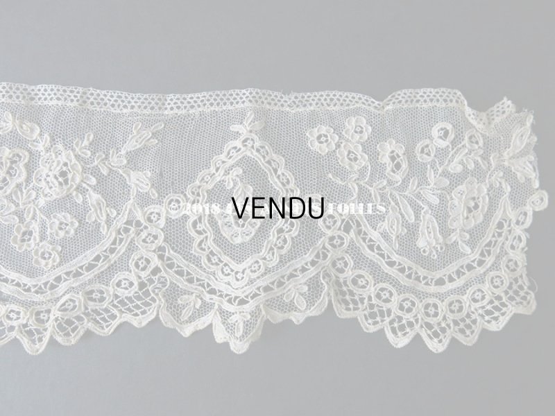 画像6: 19世紀末 アンティーク ニードルレース ポワンドガーズ  【ポワン・ド・ガーズ】  66cm