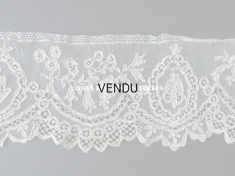 画像3: 19世紀末 アンティーク ニードルレース ポワンドガーズ  【ポワン・ド・ガーズ】  66cm