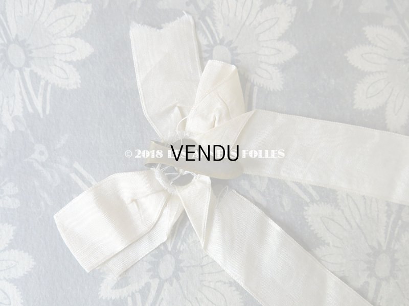 画像10: 1900年代 アンティーク シルク製 コミュニオンのオモニエール