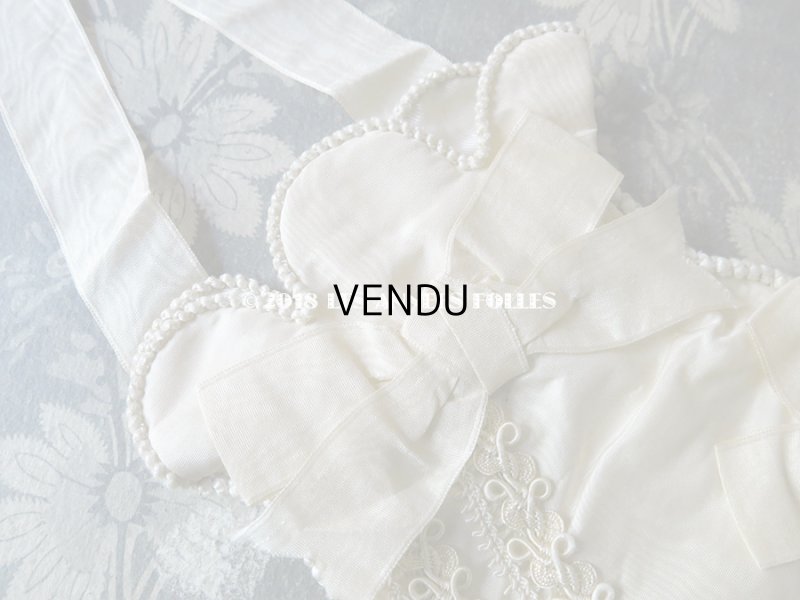 画像5: 1900年代 アンティーク シルク製 コミュニオンのオモニエール