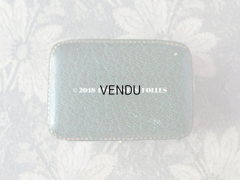 画像3: アンティーク ジュエリーボックス ダークグリーン