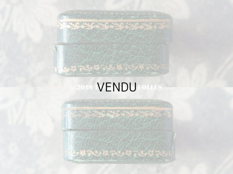 画像6: アンティーク ジュエリーボックス ダークグリーン