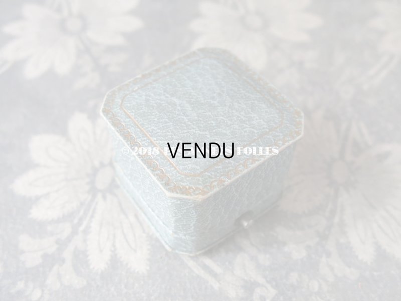 画像3: アンティーク ジュエリーボックス リングケース ブルーグレー