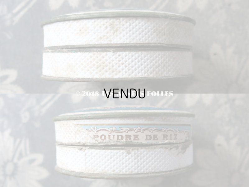 画像6: アンティーク パウダーボックス POUDRE DE RIZ - ERIZMA PARIS -