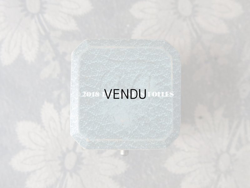 画像5: アンティーク ジュエリーボックス リングケース ブルーグレー