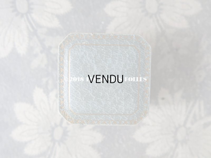 画像4: アンティーク ジュエリーボックス リングケース ブルーグレー