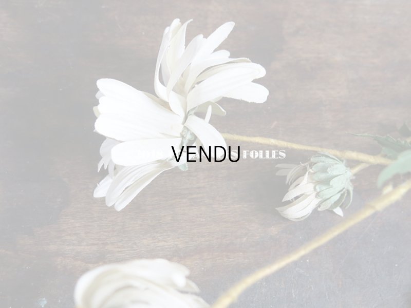 画像7: 1900年代 アンティーク マーガレットの布花のブーケ