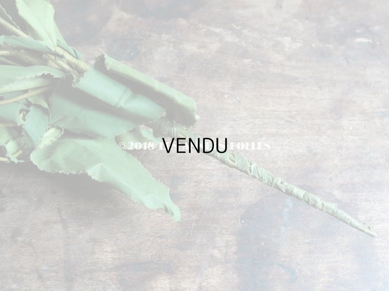 画像10: 1900年代 アンティーク マーガレットの布花のブーケ