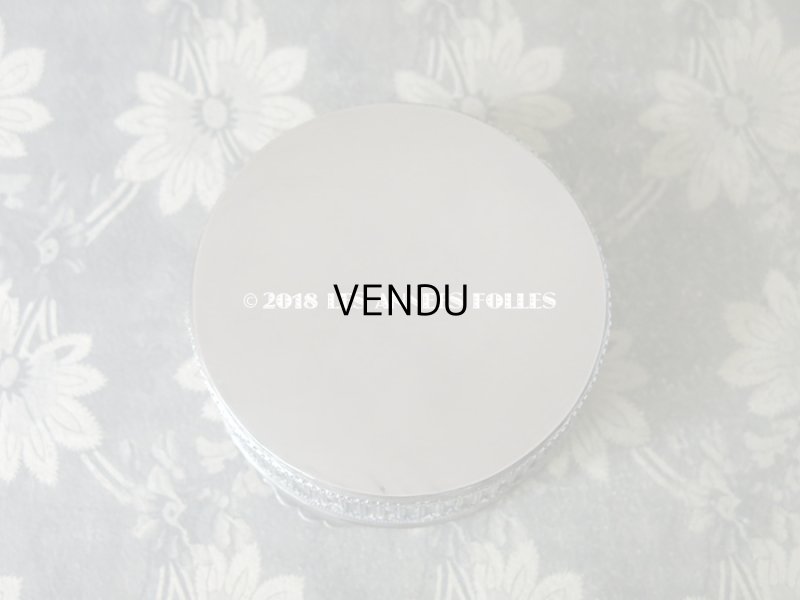 画像4: 1900年頃　アンティーク 大きなパウダーケース  薔薇＆リボンのガーランド 