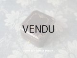 アンティーク ジュエリーボックス リングボックス 金彩入り グレナディンレッド