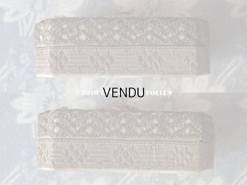 画像5: 19世紀末 アンティーク ロココモチーフの小物入れ