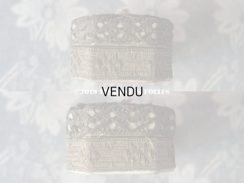 画像6: 19世紀末 アンティーク ロココモチーフの小物入れ