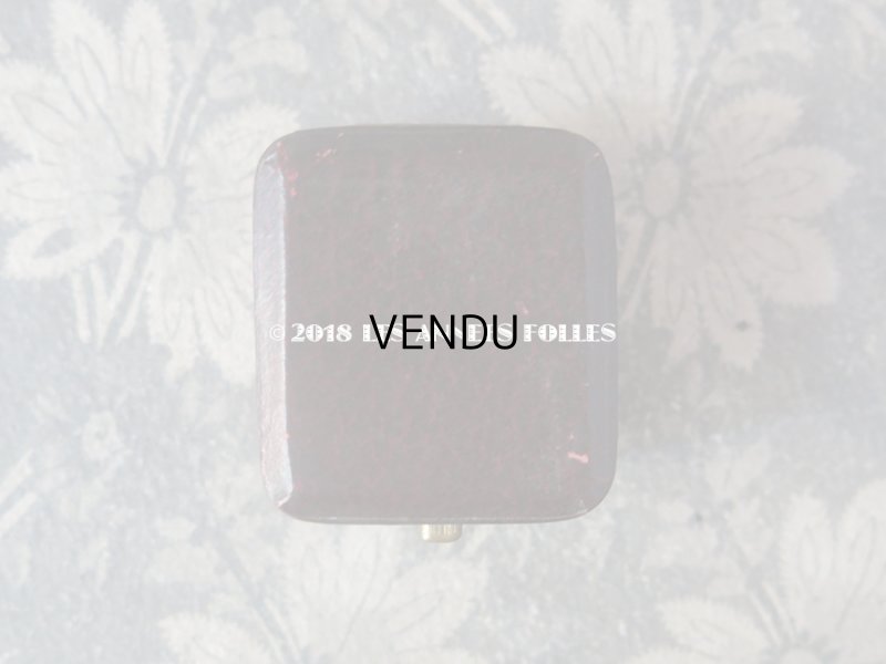 画像4: アンティーク ジュエリーボックス リングボックス 金彩入り グレナディンレッド