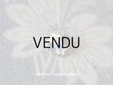 19世紀 アンティーク エナメル ボタン 薔薇 ハンドペイント ゴールドレリーフ 11mm