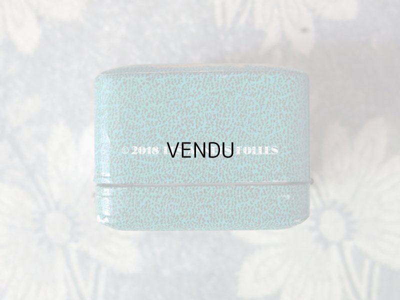 画像8: アンティーク 鈴蘭のジュエリーボックス ターコイズブルー