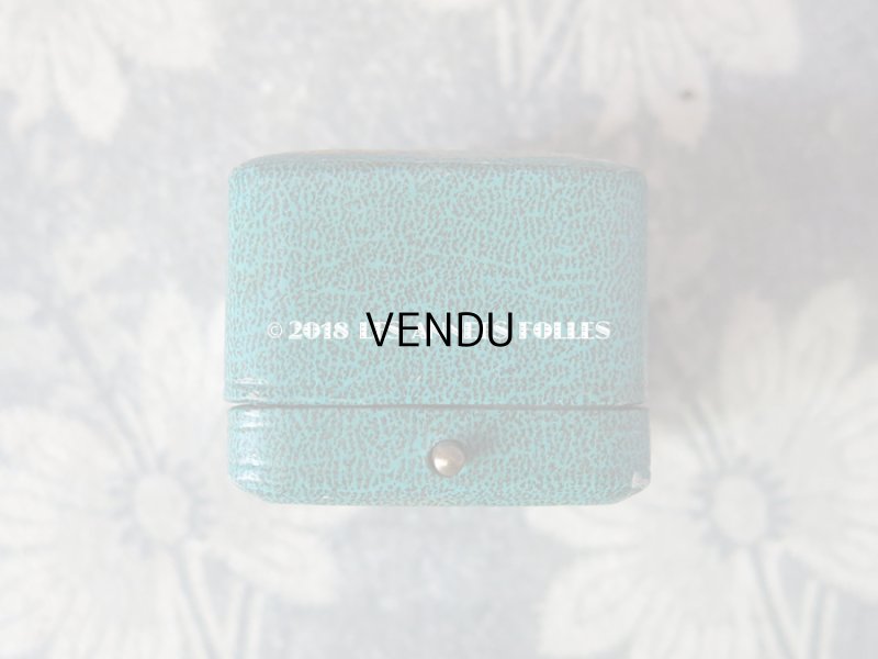 画像5: アンティーク 鈴蘭のジュエリーボックス ターコイズブルー