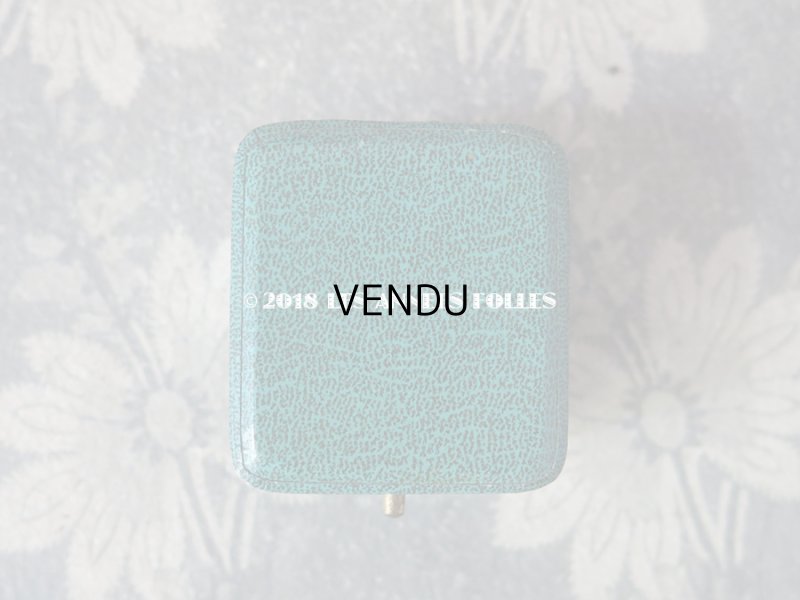 画像4: アンティーク 鈴蘭のジュエリーボックス ターコイズブルー