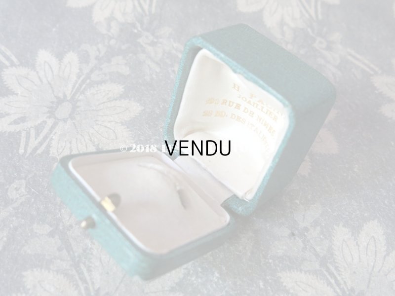 画像9: アンティーク 鈴蘭のジュエリーボックス ターコイズブルー