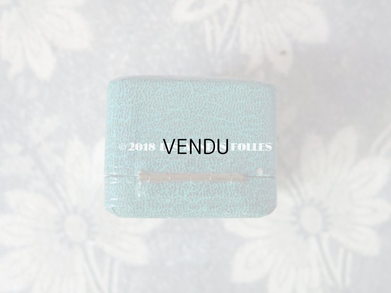 画像6: アンティーク 鈴蘭のジュエリーボックス ターコイズブルー