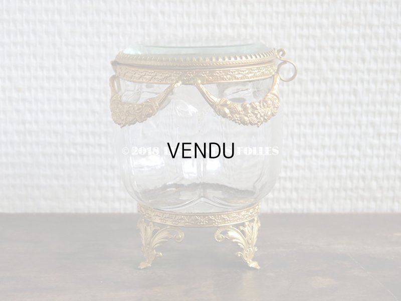 画像5: 19世紀 アンティーク 新品同様 ジュエリーボックス　花＆木の実のガーランド