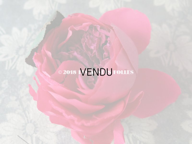 画像3: 1900年代 アンティーク シルク製 薔薇のコサージュ 