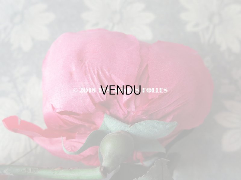 画像6: 1900年代 アンティーク シルク製 薔薇のコサージュ 