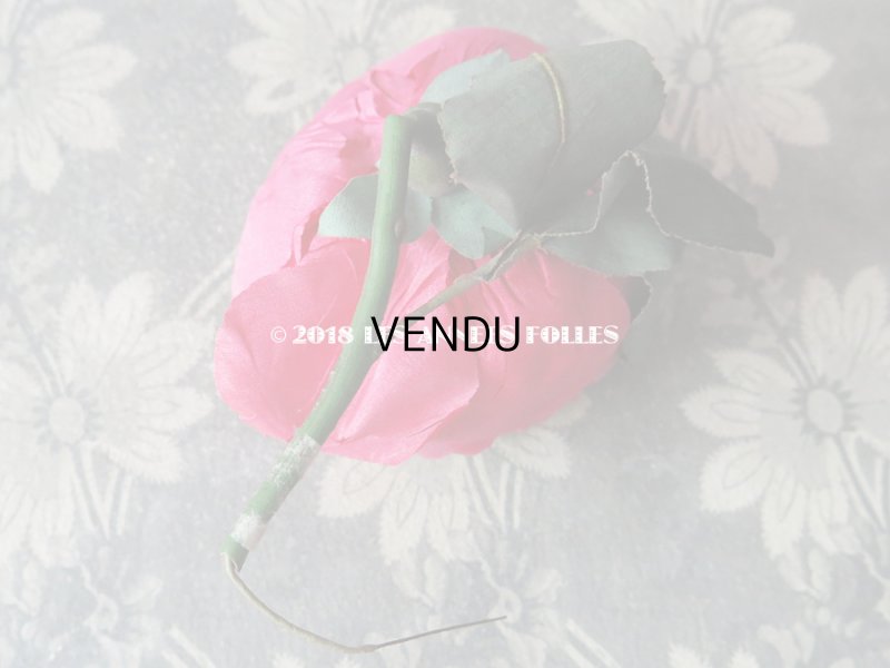 画像4: 1900年代 アンティーク シルク製 薔薇のコサージュ 