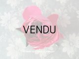 1900年代 アンティーク シルク製 薔薇のコサージュ 