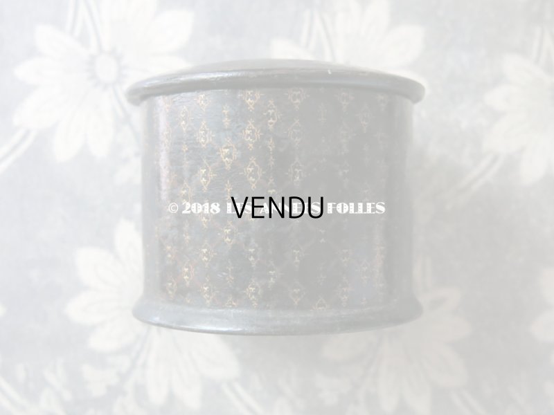 画像4: 19世紀 アンティーク ナポレオン3世 パピエマシェ 格子柄 ジュエリーボックス 小物入れ