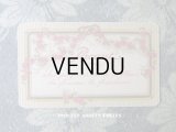 アンティーク 薔薇のガーランドのパフュームカード - PACAUT PARIS -