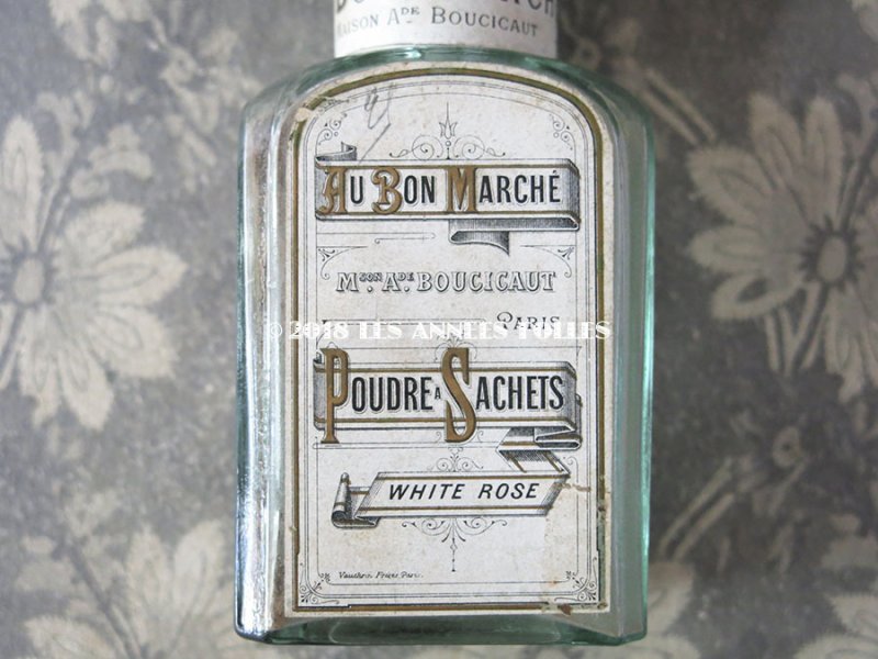 画像7: 19世紀 アンティーク パウダーサシェ ボンマルシェ POUDRE A SACHET - AU BON MARCHE MAISON BOUCICAUT PARIS -
