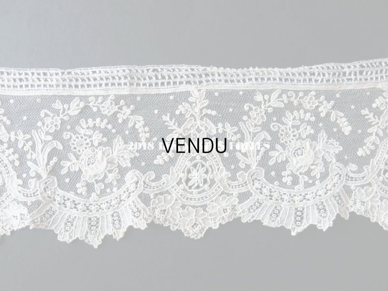 画像9: 19世紀末 アンティーク ニードルレース ポワンドローズ  【ポワン・ド・ガーズ】　【ポワン・ド・ローズ】 75cm
