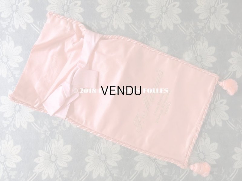 画像7: 未使用 1900年代 アンティーク 【 ショコラ・フランソワ・ マルキ 】　のお菓子袋  シルク製 - CHOCOLAT FRANCOIS MARQUIS PARIS -