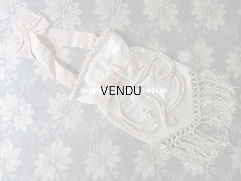 画像8: 19世紀末 アンティーク 硝子の蓋の紙箱入り コミュニオンのヘッドリース & オモニエール & ロザリオ