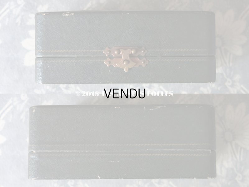 画像5: アンティーク パフュームボックス PARFUMERIE ロカイユ装飾&ピンクのシルクサテン