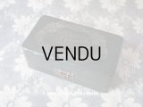 アンティーク パフュームボックス PARFUMERIE ロカイユ装飾＆ピンクのシルクサテン