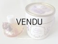 アンティーク 菫の小さなパフュームボックス＆ボトル  ESSENCE VIOLETTES DE TOULOUSE - BERDOUES FRANCE -