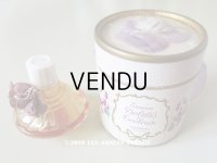 アンティーク 菫の小さなパフュームボックス＆ボトル  ESSENCE VIOLETTES DE TOULOUSE - BERDOUES FRANCE -