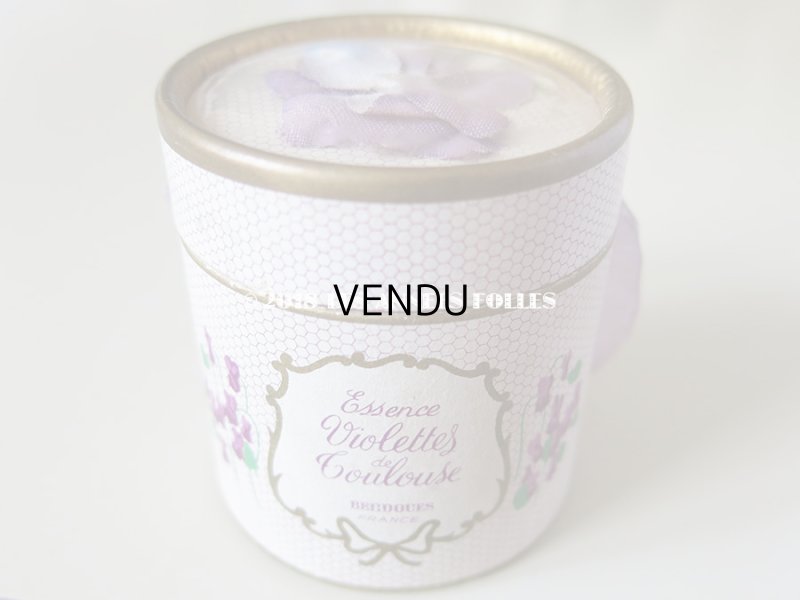 画像9: アンティーク 菫の小さなパフュームボックス＆ボトル  ESSENCE VIOLETTES DE TOULOUSE - BERDOUES FRANCE -