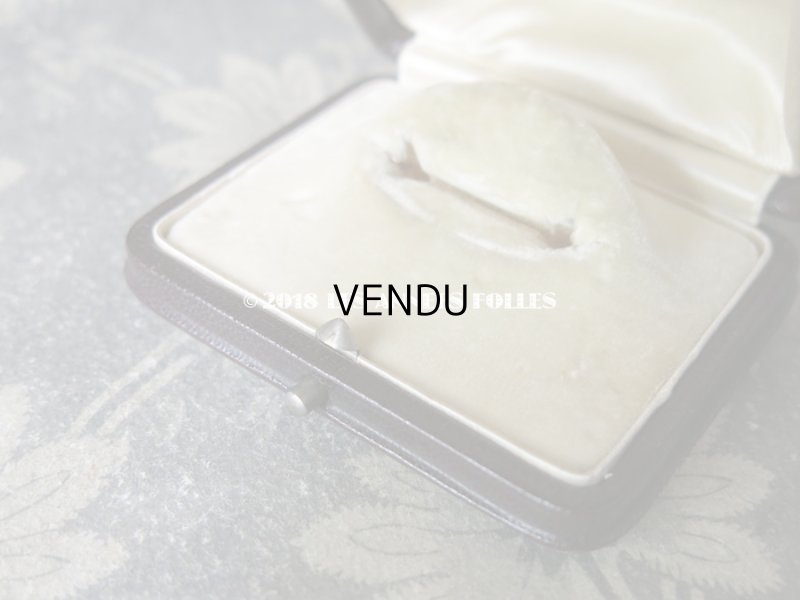 画像9: アンティーク 本革 ジュエリーボックス 王冠 & モノグラム　【MB】 