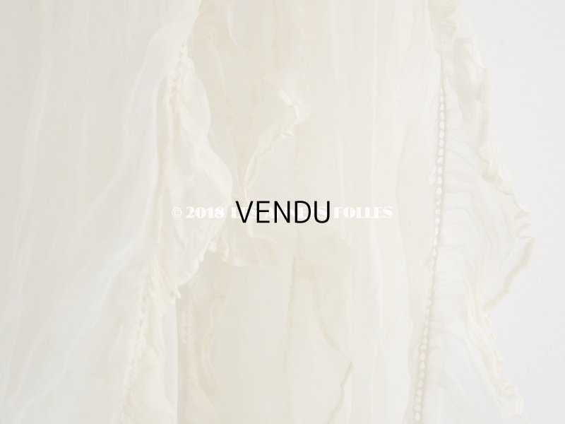 画像11: アンティーク マリアージュのヘッドドレス シルクオーガンジーのフリル