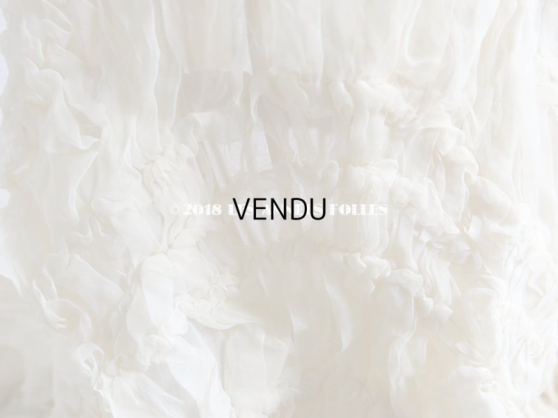 画像5: アンティーク マリアージュのヘッドドレス シルクオーガンジーのフリル