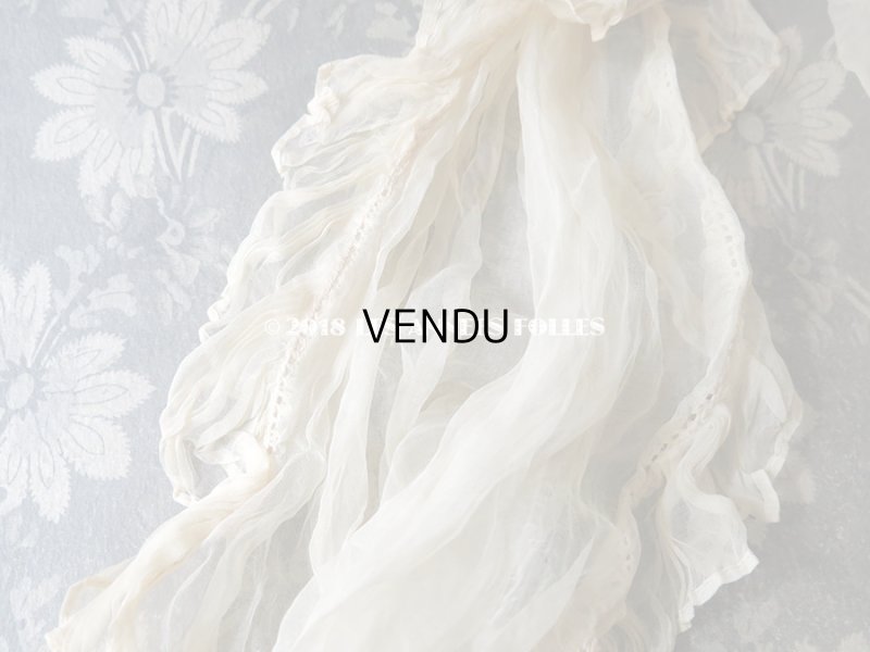 画像16: アンティーク マリアージュのヘッドドレス シルクオーガンジーのフリル