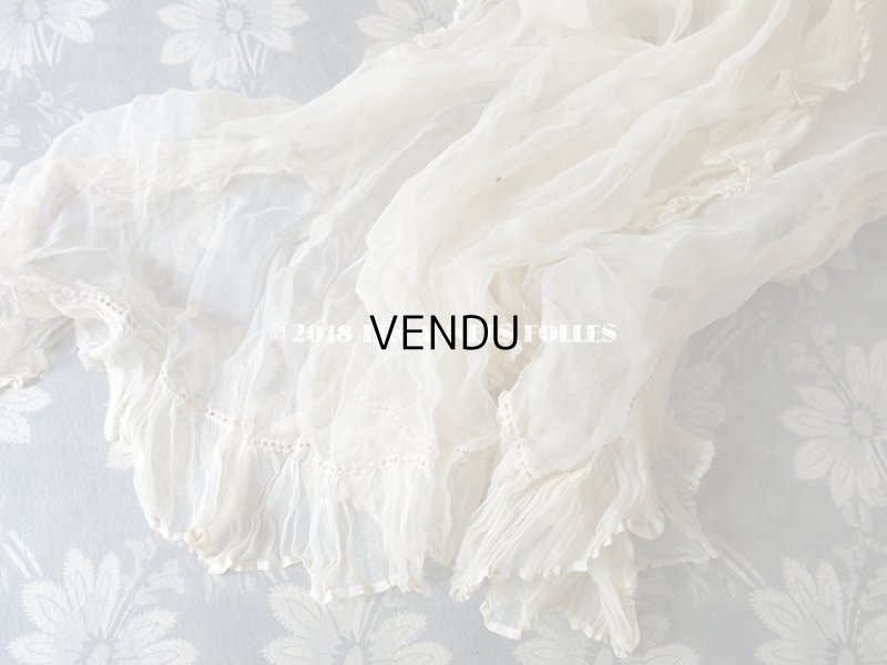 画像17: アンティーク マリアージュのヘッドドレス シルクオーガンジーのフリル