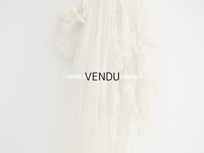 画像8: アンティーク マリアージュのヘッドドレス シルクオーガンジーのフリル